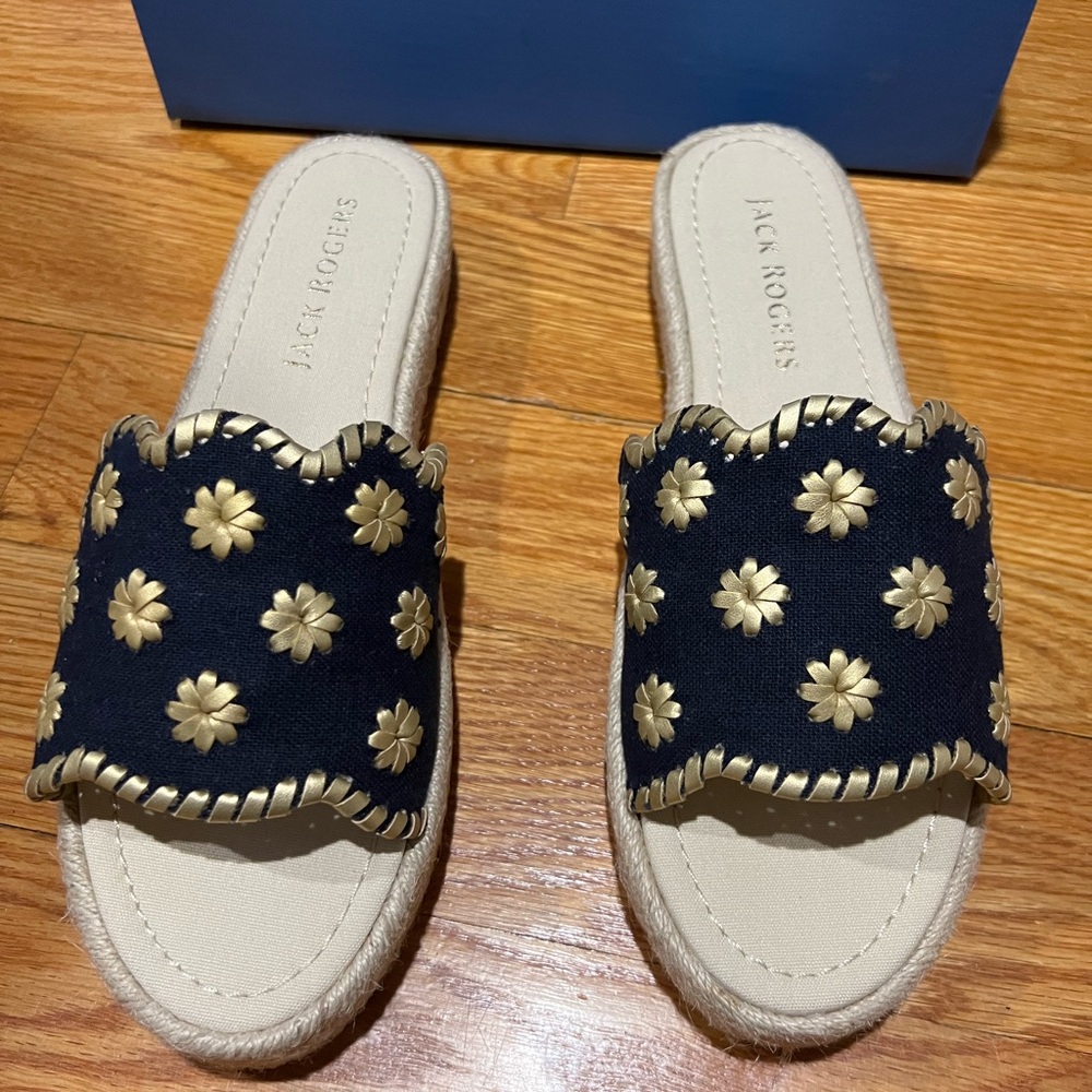 Jack Rodgers Palmer Espadrille Slide